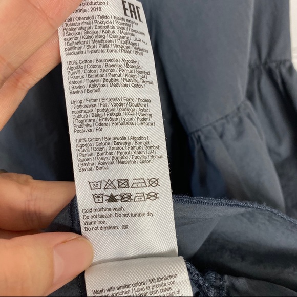 ASOS High Low Flowy Ruffle Top S Grey - Picture 6 of 8